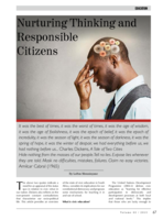 Nurturing thinking and responsible citizens