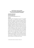 Excited by the killings: How the Chronicle Newspaper Covered Gukurahundi Genocide in Zimbabwe