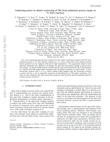 Analyzing power in elastic scattering of ⁶He from polarized proton target at 71 MeV/nucleon
