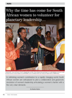 Why the time has come for South African women to volunteer for planetary leadership