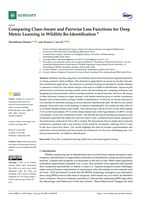 Comparing Class-Aware and Pairwise Loss Functions for Deep Metric Learning inWildlife Re-Identification.