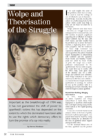 Wolpe and theorisation of the struggle