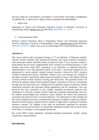 South African university students’ attitudes towards chemistry learning in a virtually simulated learning environment