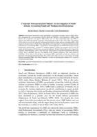 Corporate entrepreneurial climate : an investigation of South African accounting small and medium-sized enterprises