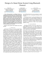 Design of a smart home system using bluetooth protocol
