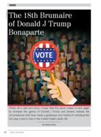 The 18th Brumaire of Donald J Trump Bonaparte
