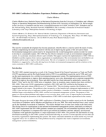 ISO 14001 certification in Zimbabwe : experiences, problems and prospects