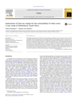 Implications of land use change for the sustainability of urban areas: A case study of Stellenbosch, South Africa