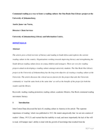 Communal reading as a way to foster a reading culture: the One-Book-One-Library project at the University of Johannesburg