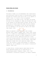 Abused women and trauma