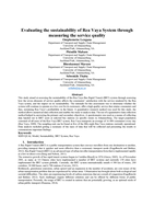 Evaluating the sustainability of Rea Vaya System through measuring the service quality