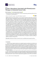 Genetic aberrations associated with photodynamic therapy in colorectal cancer cells