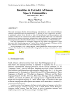 Identities in extended Afrikaans speech communities