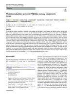 Photobiomodulation prevents PTSD-like memory impairments in rats