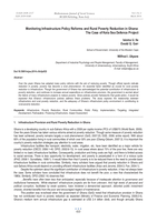 Monitoring infrastructure policy reforms and rural poverty reduction in Ghana : the case of Keta Sea Defence Project
