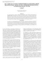 Die verband tussen werknemers se houdings jeens regstellende aksie en hul werksbetrokkenheid: 'n Eksploratiewe studie.