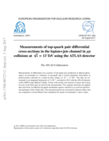 Measurements of top-quark pair differential cross-sections  in  the  lepton+jets  channel  in  pp collisions at √s = 13 TeV using the ATLAS de tector