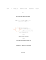WISP: a wireless information security portal