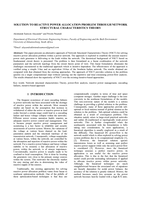Solution to reactive power allocation problem through network structural characteristics theory