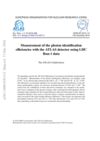 Measurement of the photon identification efficiencies with the ATLAS detector using LHC Run-1 data