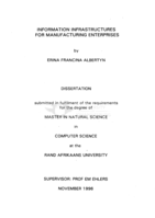 Information infrastructures for manufacturing enterprises