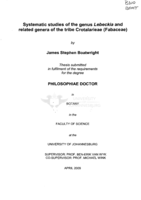 Systematic studies of the genus Lebeckia and related genera of the tribe Crotalarieae (Fabaceae)