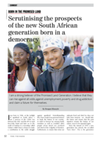 Born in the promised land : Scrutinising the prospects of the new South African generation born in a democracy