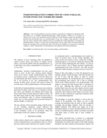 Insertion/deletion correction by using parallel-interconnected viterbi decoders