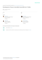 Development of sensor controlled convertible cart-trolley