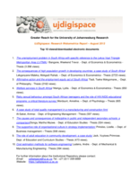 UJDigispace Webometrics report - August 2013
