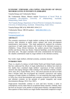 Economic stressors and coping strategies of single mothers living in poverty in Zimbabwe