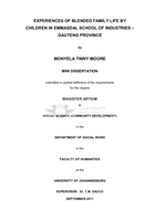 Experiences of blended family life by children in Emmasdal School of Industries – Gauteng Province
