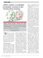 Africa needs a workable economic system in the twenty-first century