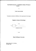 The mid-life journey : a qualitative study of women's stories