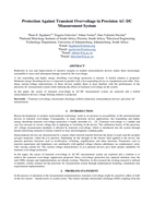 Protection against transient overvoltage in precision AC-DC measurement system