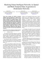Realizing future intelligent networks via spatial and multi-temporal data acquisition in disdrometer networks