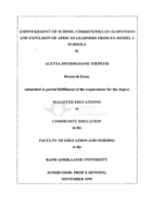 Empowerment of school communities on suspension and expulsion of African learners from ex-model C schools