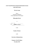 Active fraud detection in financial information systems using multi-agents
