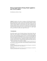 Heston Nandi option pricing model applied to the CIVETS indices