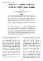 Affective-cognitive consistency of attitude as a moderator of the job satisfaction-performance relationship.