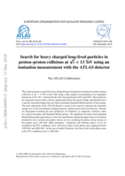 Search for heavy charged long-lived particles in roton–proton collisions at √s = 13 TeV using an ionisation measurement with the ATLAS detector
