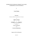 Information technology project managers’ commitment to sustainability