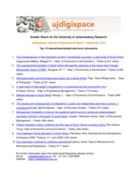 UJDigispace Webometrics report - September 2013