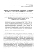 Engineered geo-composite liner : an empirical look at contaminant travel through a circular punctured defect in a lining system