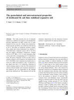 The geotechnical and microstructural properties of desilicated fly ash lime stabilised expansive soil