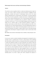 Disadvantaged school context and female school leadership in Zimbabwe