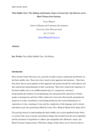 What middle class? : the shifting and dynamic nature of class position