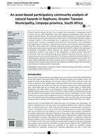 An asset-based participatory community analysis of natural hazards in Naphuno, Greater Tzaneen Municipality, Limpopo province, South Africa