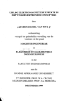 Uitleg elektromagnetiese effekte in drywingselektroniese omsetters