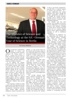 The Minister of Science and Technology at the SA - German Year of Science in Berlin